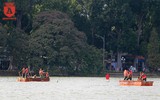 Rà soát mặt đáy hồ Hoàn Kiếm, trước khi tiến hành nạo vét bùn